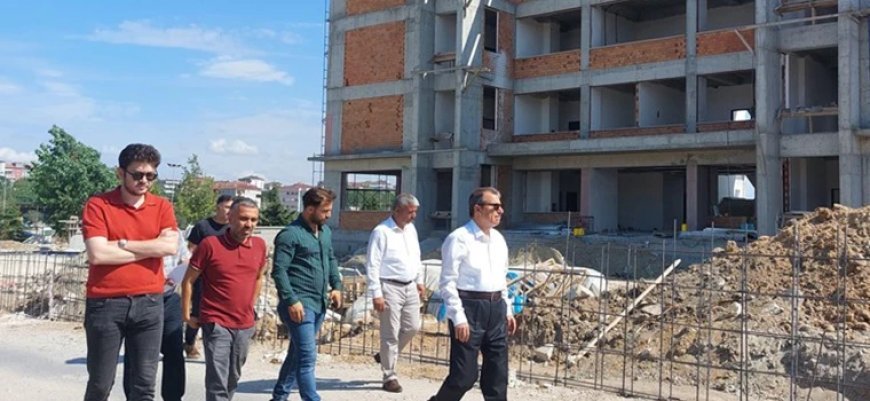 KAYMAKAM GÜRDAL, OKUL İNŞAATINDA İNCELEMEDE BULUNDU