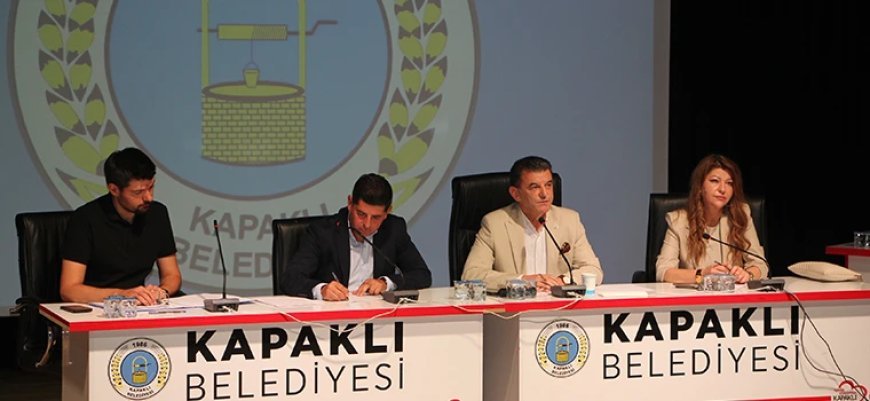 KAPAKLI BELEDİYE MECLİSİ TOPLANDI