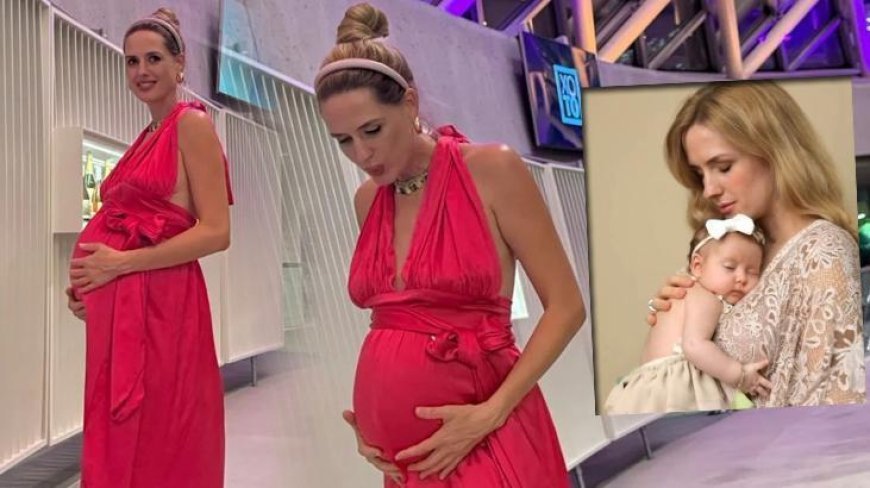 Fit haliyle dikkat çekti! Wilma Elles ve bebeği Leon Mirza'dan yeni kare