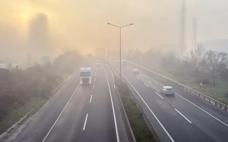 Tekirdağ'da yoğun sis. Çorlu'da eğitim uçuşları iptal edildi