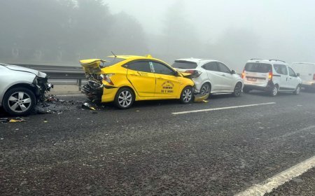 Tekirdağ’da 5 araçlı zincirleme kaza; 3 yaralı