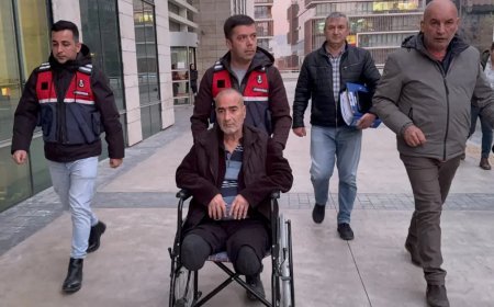 Uyuşturucu ticaretinden 11 yıl ceza yedi, tekerlekli sandalyeyle cezaevine götürüldü