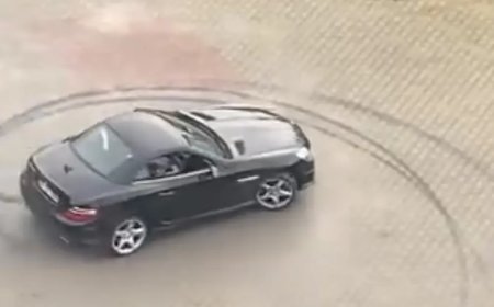 Özel hastanede vale skandalı. Müşterinin otomobili ile drift attılar