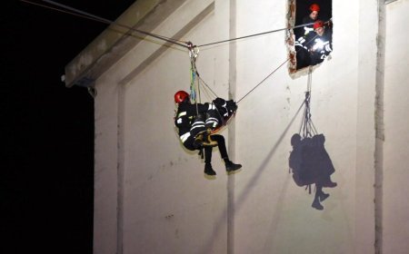 Tekirdağ Büyükşehir Belediyesi'nden arama ve kurtarma tatbikatı