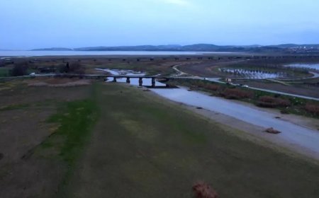 Büyükçekmece Gölü alarm veriyor. Doluluk oranı yüzde 14'e düştü