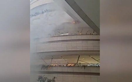 Kanyon AVM'de yangın çıktı