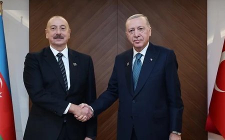 Cumhurbaşkanı Erdoğan, Azerbaycan Cumhurbaşkanı Aliyev ile görüştü