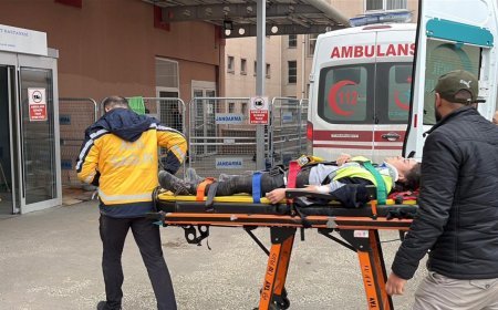 İş güvenliği uzmanı, fabrikadaki kazada yaralandı