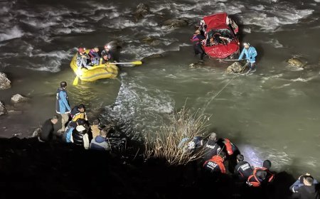 Zap Suyu'nda can pazarı. 250 metreden yuvarlandı