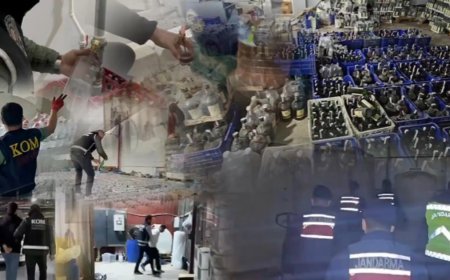 Yılbaşı öncesi 81 ilde kaçak alkol operasyonu. 171 şüpheli hakkında işlem yapıldı
