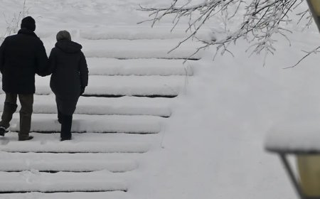 Kar yağışı başladı, Bolu'da 20 santimetreyi aştı