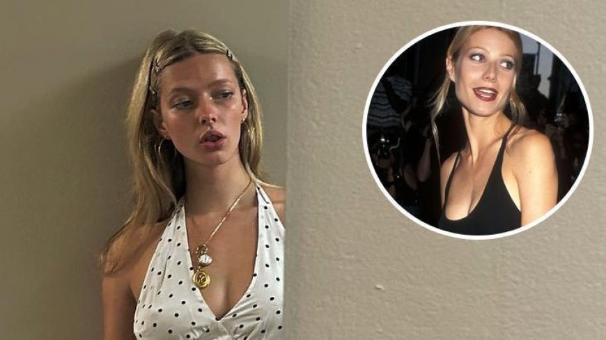 Apple Martin’den nostaljik stil! Annesi Gwyneth Paltrow’un 90'lar elbisesiyle dikkat çekti