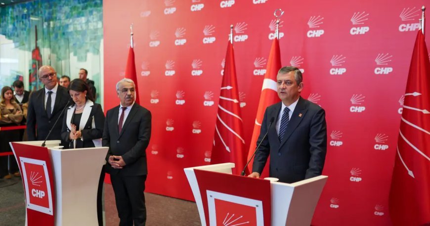 İmralı heyeti CHP'yi ziyaret etti