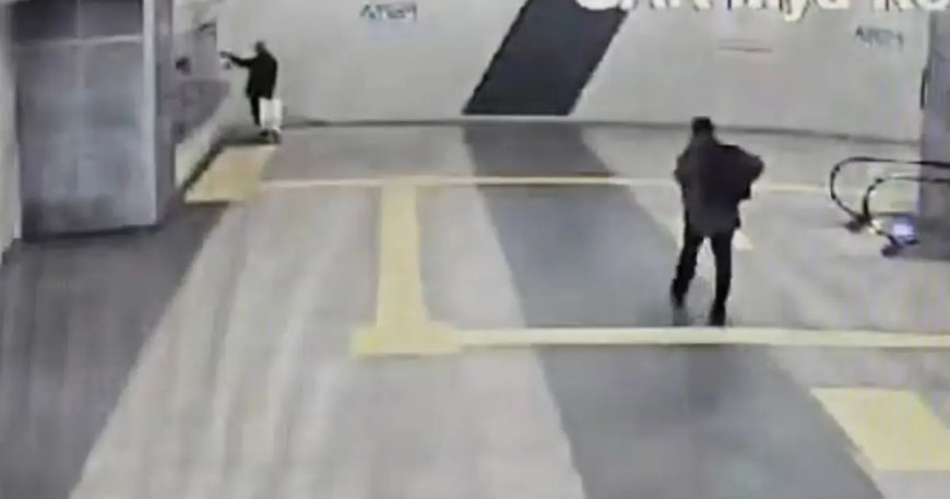 Gar İstasyonu'nda yangın alarmı paniği