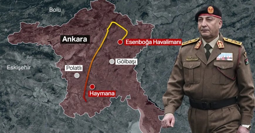 Libya askeri heyetinin jeti Ankara'da düştü. Libya Genelkurmay Başkanı uçaktaydı