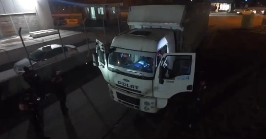 Başkentte tıra uyuşturucu operasyonu