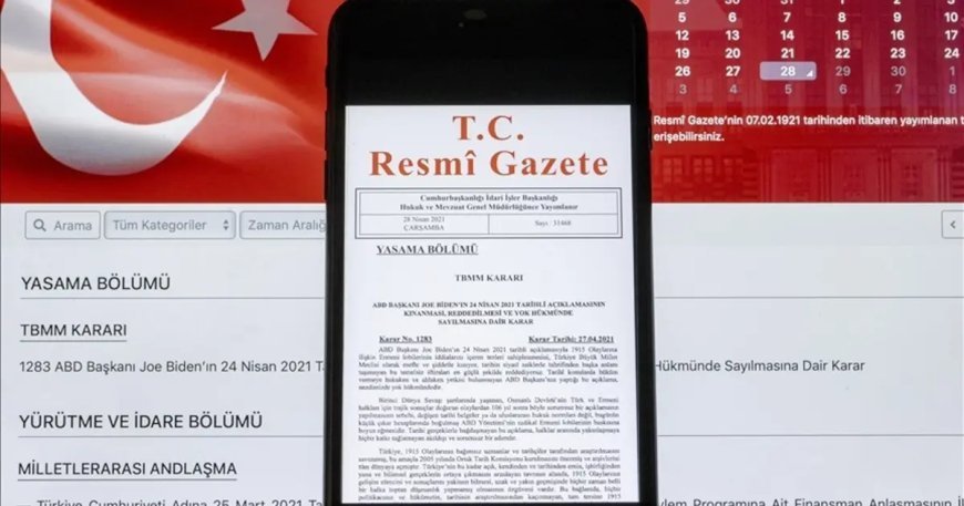Resmi Gazete'de bugün (30 Aralık 2025 Resmi Gazete kararları)