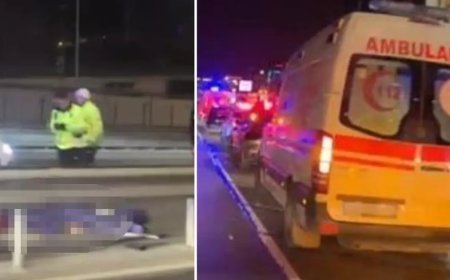 Merter'de feci kaza! Motosikletli yaşamını yitirdi