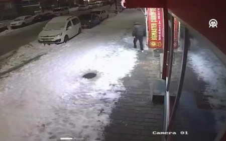 Kar kütlesinden son anda kurtuldu