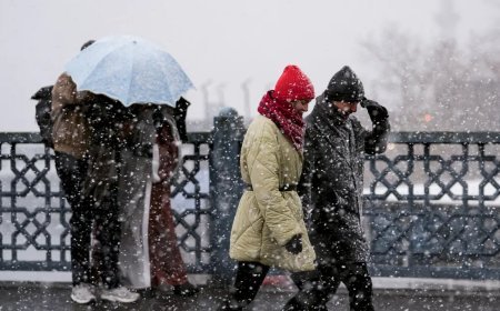 Ukrayna üzerinden yola çıktı, İstanbul'da kuvvetli kar yağışı alarmı. Meteoroloji ve AKOM kritik saati açıkladı