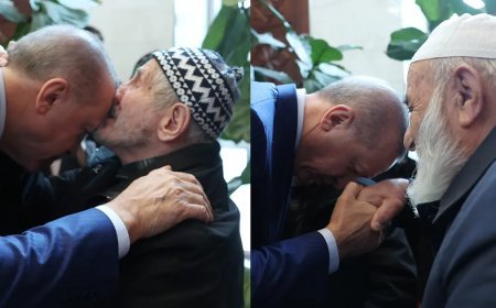Cumhurbaşkanı Erdoğan'a MYK öncesi sürpriz ziyaret