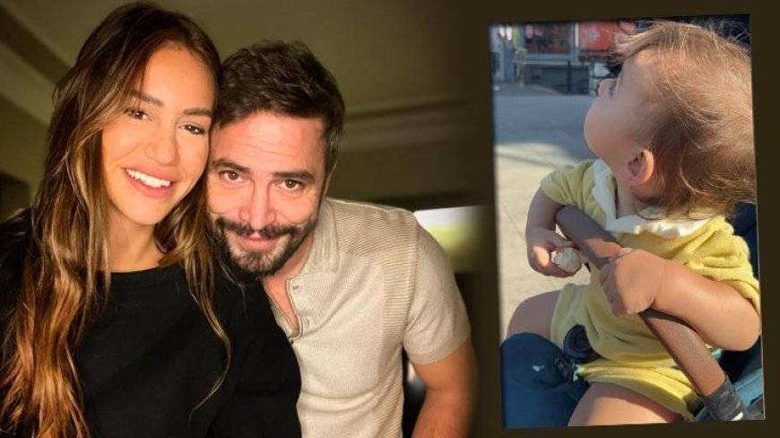 Ünlü oyuncudan mutlu aile tablosu! İşte minik Demir'den yeni kare