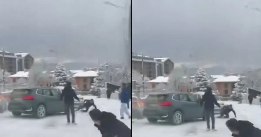 Bursa'da kayan araç vatandaşların arasına daldı