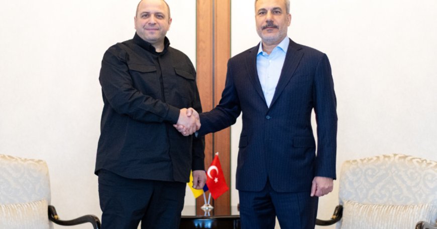 Ukrayna Güvenlik Konseyi Sekreteri Bakan Fidan ve Kalın'la görüştü