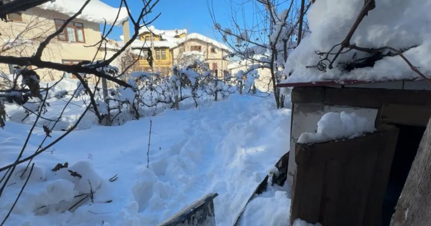 Karabük'te acı olay. Yaşlı kadın donarak öldü