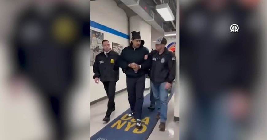 Maduro, New York'taki Metropolitan Gözaltı Merkezi'ne getirildi