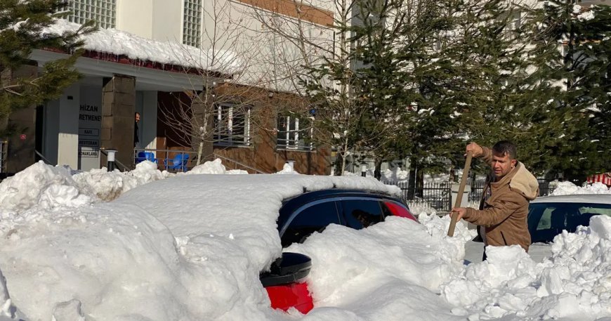 Kar bitti, araba bulma mesaisi başladı