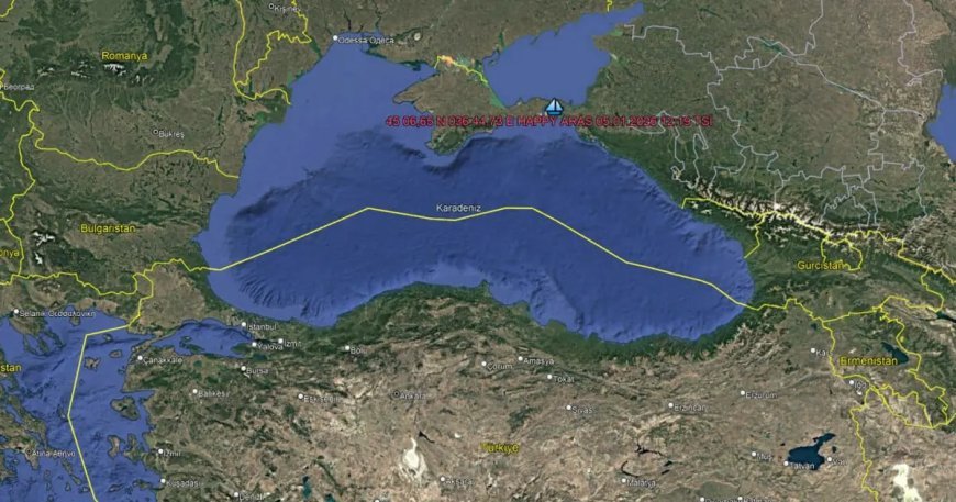 Türk gemisi Kerç Boğazı'nda karaya oturdu