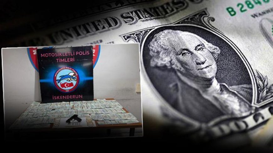 Hatay'da durdurulan araçtan sahte 1 milyon dolar çıktı; 3 gözaltı