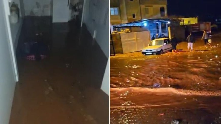 Hatay’da sağanak hayatı felç etti! Yollar göle döndü, sürücüler mahsur kaldı