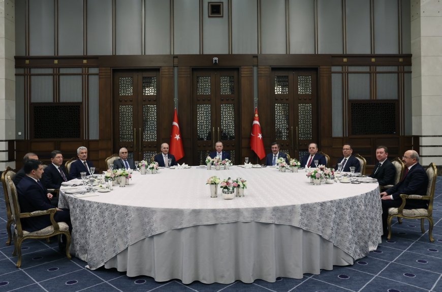 Cumhurbaşkanı yasama, yürütme ve yargı temsilcilerini ağırladı