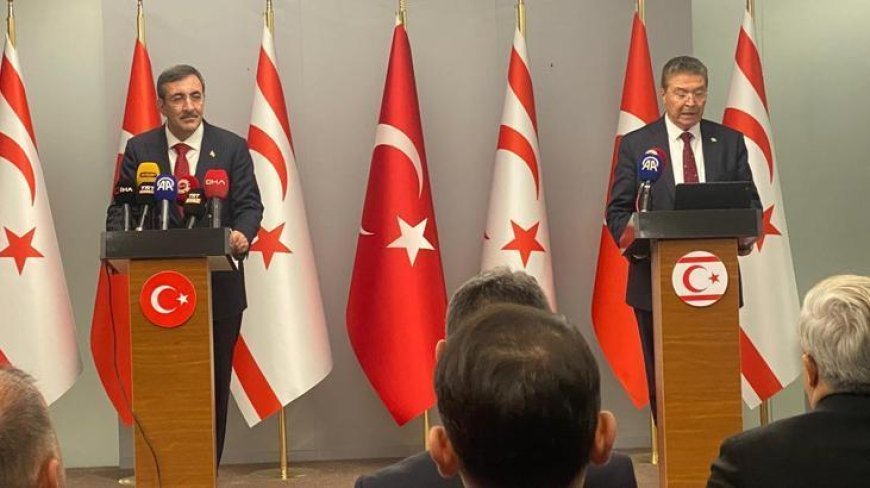 Cumhurbaşkanı Yardımcısı Yılmaz: Güney Kıbrıs Rum Yönetimi'nin tanımlamalarını yok hükmünde görüyoruz