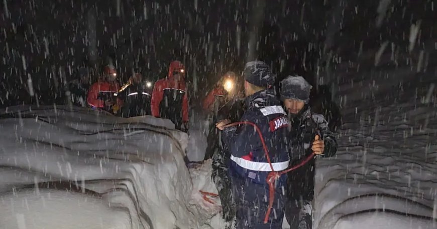 Giresun'da çığ altında kalan çoban hayatını kaybetti