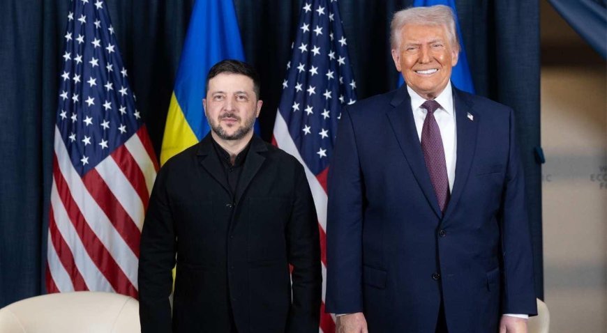 Zelenskiy ve Trump Davos'ta görüştü! 'Füzeler için ek paket istedim'