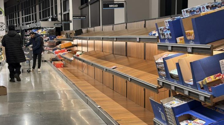 ABD'de 'Beyaz kıyamet' alarmı! Süpermarket raflarını boşalttılar