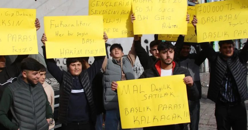 Adana'da başlık parası eylemi: "Kibar Feyzo bugünleri anlattı"