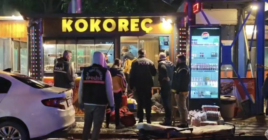 Edremit'te kokoreç dükkanına silahlı saldırı. 1 ölü, 2 ağır yaralı