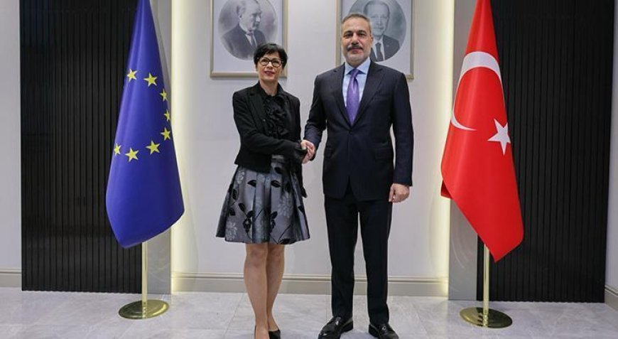 Dışişleri Bakanı Hakan Fidan, AB Komisyonu'nun Genişlemeden Sorumlu Üyesi Kos ile görüştü