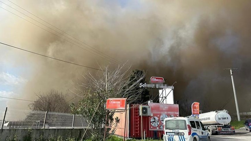 Sakarya’da şekerleme fabrikasında yangın
