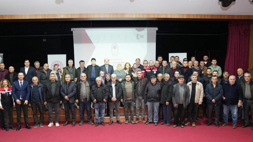 Ergene’de çiftçilere zirai ilaç uygulama eğitimi verildi