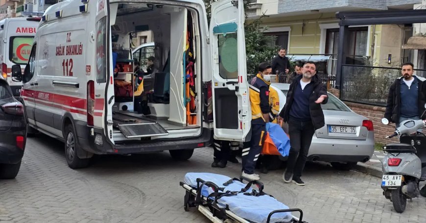 Manisa'da evde bir kişi ölü, eşi baygın bulundu