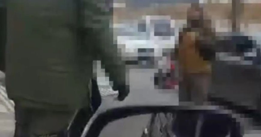 Trafikte motosiklet sürücüsüne silahlı tehdit