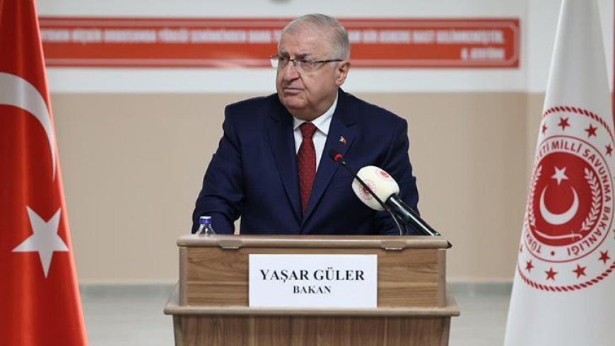 Milli Savunma Bakanı Yaşar Güler: Kahraman ordumuz terörü bitirme noktasına getirmiştir