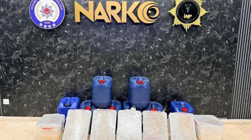 Zehir tacirlerine darbe! Büyükçekmece'deki operasyonda 284 kilo 850 gram uyuşturucu madde ele geçirildi