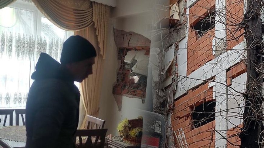 Korkulan oldu: Kepçe komşu eve girdi, genç kız çığlık atarak yardım istedi