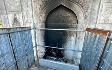 300 yıllık tarihi çeşmeyi yakan şüpheli tutuklandı